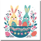 Paint by numbers Easter painting